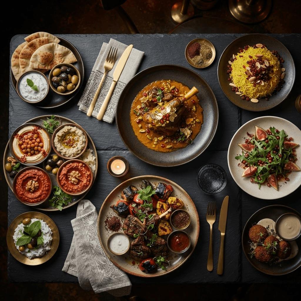 Exquisite Gerichte des Nirvana Restaurant & Cafe in Essen